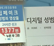 딥페이크 등 성범죄정보 신고 8월부터 급증