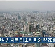 울산시민 지역 외 소비 비중 약 20%