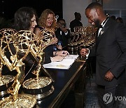 76th Emmy Awards - Trophy Table