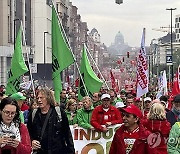 Belgium Labor Protest