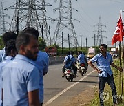 INDIA CHENNAI SAMSUNG STRIKE