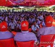 INDIA CHENNAI SAMSUNG STRIKE