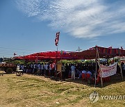 INDIA CHENNAI SAMSUNG WORKERS STRIKE