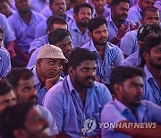 INDIA CHENNAI SAMSUNG WORKERS STRIKE