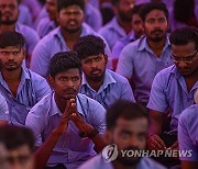 INDIA CHENNAI SAMSUNG WORKERS STRIKE