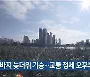 울산 막바지 늦더위 기승…교통 정체 오후부터 해소