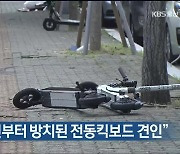 울산시 “내년부터 방치된 전동킥보드 견인”