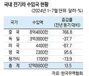 중국산 전기차 수입 1조원 ‘훌쩍’…버스·트럭 이어 승용차도 내주나