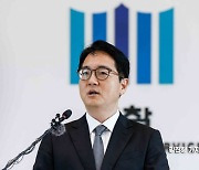 [포토] 취임사하는 심우정 검찰총장