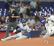 Dodgers Marlins Baseball