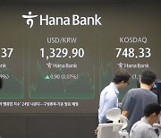 주요국 통화정책 이벤트 종료…환율 1329.1원 강보합[외환마감]