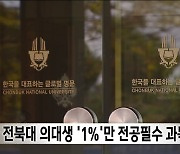 전북대 의대생 '1%'만 전공필수 수업 들었다