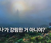 "천사가 강림한 거 아니야?" 한라산 백록담에 나타난 '브로켄 현상' [앵커리포트]