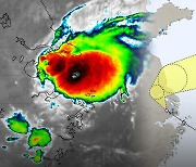 中 상륙 '풀라산' 확 틀더니 한반도로 동진‥'폭우' 경고