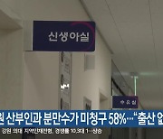 강원 산부인과 분만수가 미청구 58%…“출산 없어”