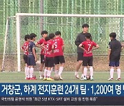 거창군, 하계 전지훈련 24개 팀·1,200여 명 방문