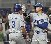 Dodgers Marlins Baseball