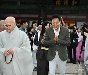 진관사 음악회 찾은 오세훈 "문화·예술 흐르는 서울 만들 것"