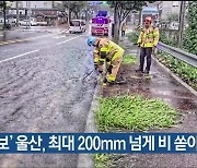 ‘호우경보’ 울산, 최대 200mm 넘게 비 쏟아져