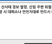 대전 대덕구 산사태 경보…유성구 주의보