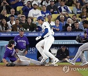 Rockies Dodgers Baseball