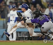 Rockies Dodgers Baseball