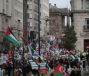 BRITAIN GAZA PROTEST