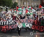 BRITAIN GAZA PROTEST