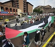 BRITAIN GAZA PROTEST