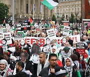 BRITAIN GAZA PROTEST