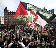 BRITAIN GAZA PROTEST