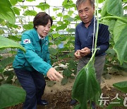 침수 피해 농가 찾아간 송미령 장관