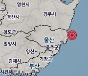 기상청 "울산 동구 북동쪽 바다서 규모 2.2지진...피해 없을 듯"