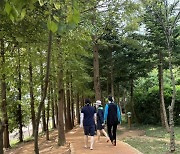 "맨발로 건강 챙기세요"…군산 수송동에 황톳길 700m 조성