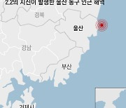 울산 지진 “느꼈다” 유감 신고 4건...인명·재산 피해 신고 없어