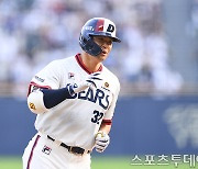 '김재환 맹타' 두산, SSG 꺾고 4위 수성