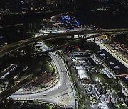 Singapore F1 GP Auto Racing