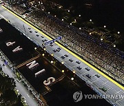 Singapore F1 GP Auto Racing