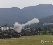 육군 전차·포병 첫 '전지훈련'…노적봉함 타고 카타르 출격