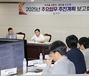 옹진군, '2025년 주요업무 추진계획 보고회' 개최