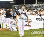 [포토] 양석환 ‘가을야구에서도 좋은 모습을...’