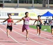 나마디 조엘진, 남고 100m 신기록…‘10초30’ 폭풍 질주