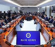 국무회의 주재하는 윤석열 대통령