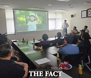 아산경찰서, '노인 교통안전 문화 정착' 위한 대한노인회 아산지회와 간담회 개최