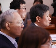 "한국축구 위해 심사숙고" 정몽규 회장, 문체위 현안 질의 후 아쉬움 표명