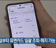 내일부터 휴면카드 일괄 조회·해지 가능