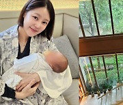 ‘성민♥’ 김사은, 최고급 조리원서 子와 친해지는 중 “우리 포포짱”