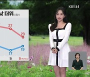 [라인W 날씨] 한낮에 더위 계속…영동, 영남에 비나 소나기