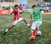 'Motivation is part of your life': Footballers leave it all on the pitch at Homeless World Cup