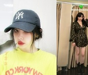 '다이어트 성공' 박봄, 모자에 쏙 들어간 얼굴…날렵한 턱선